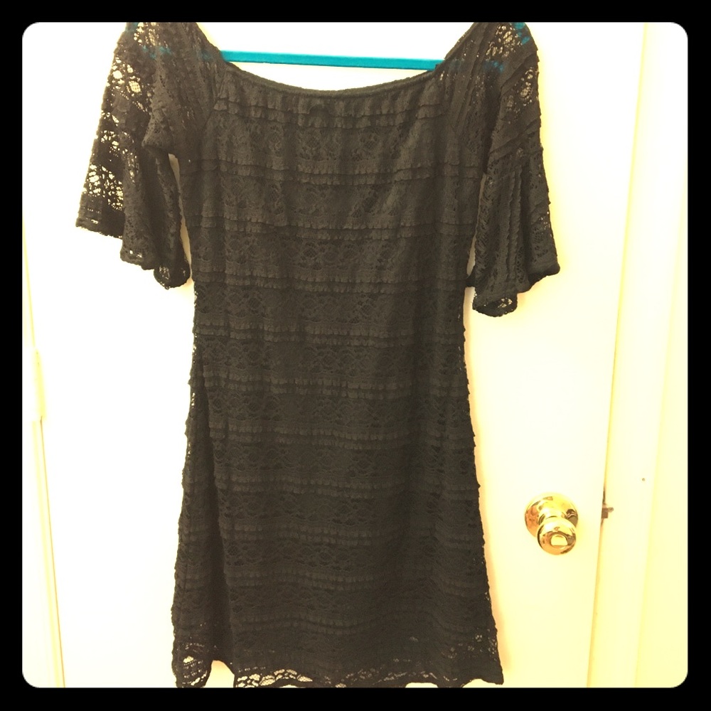 Black small cocktail dress